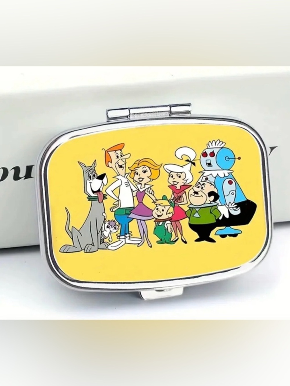 Character Inspired Pill Organizer 2-Compartment Compact Pill Case New - Picture 2 of 6